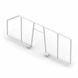 Wire Shelf Divider, Series 460, White, 197x380 mm