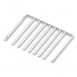 Pull-out Trousers Rack, Series 460, L=550, White, 536x434x23 mm